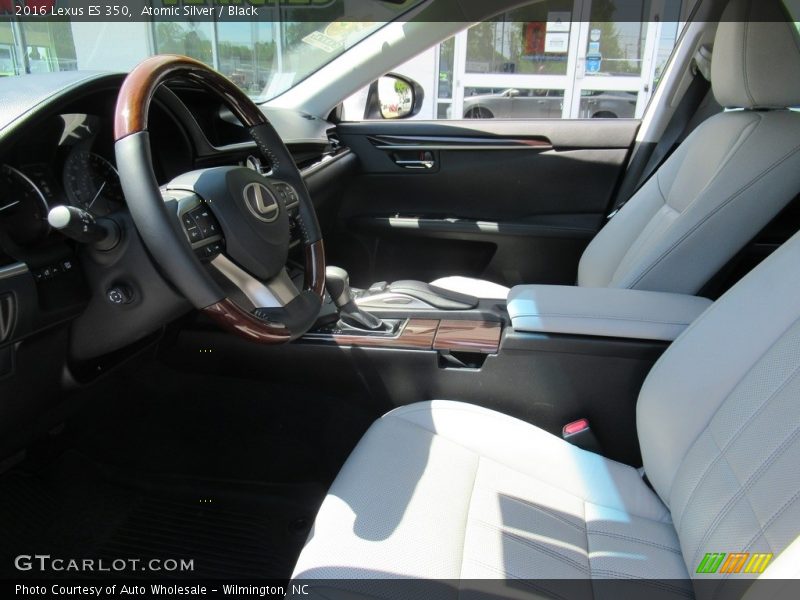 Atomic Silver / Black 2016 Lexus ES 350