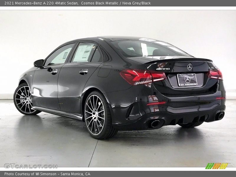Cosmos Black Metallic / Neva Grey/Black 2021 Mercedes-Benz A 220 4Matic Sedan