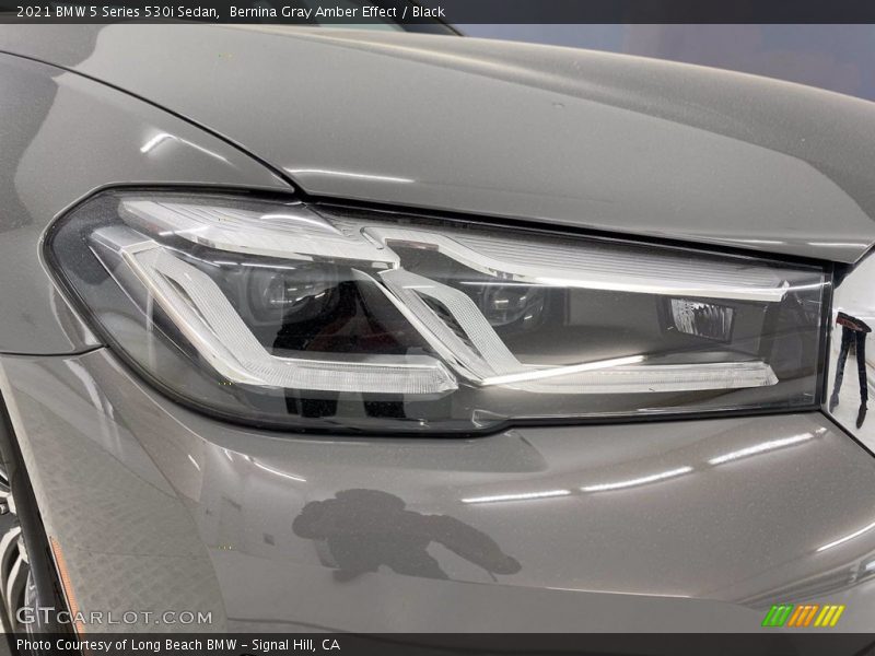 Bernina Gray Amber Effect / Black 2021 BMW 5 Series 530i Sedan