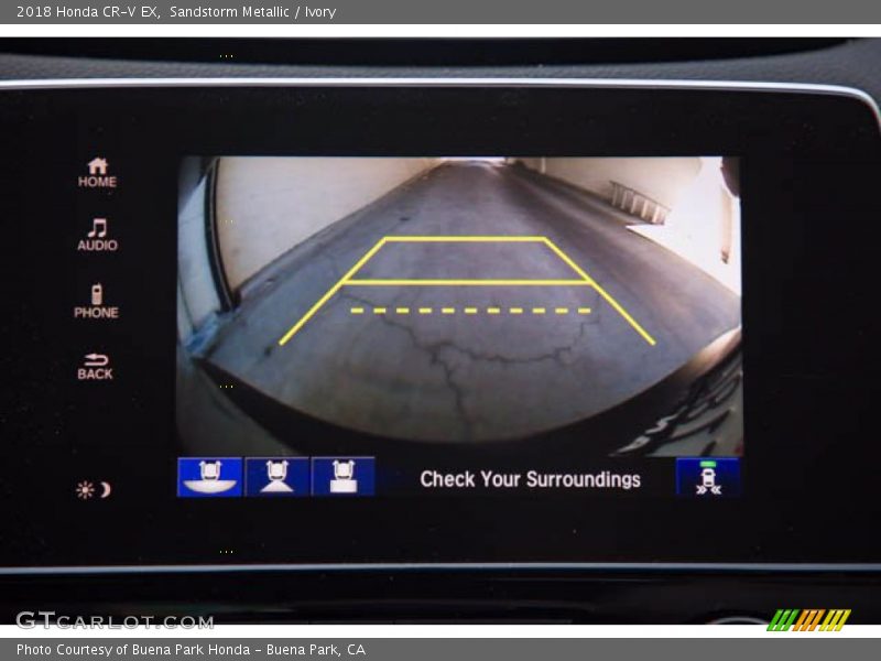 Sandstorm Metallic / Ivory 2018 Honda CR-V EX