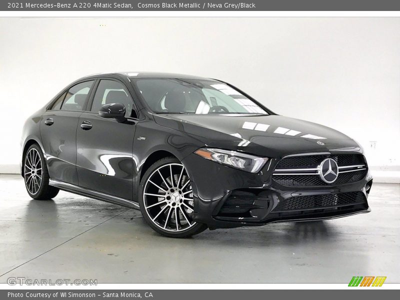 Cosmos Black Metallic / Neva Grey/Black 2021 Mercedes-Benz A 220 4Matic Sedan