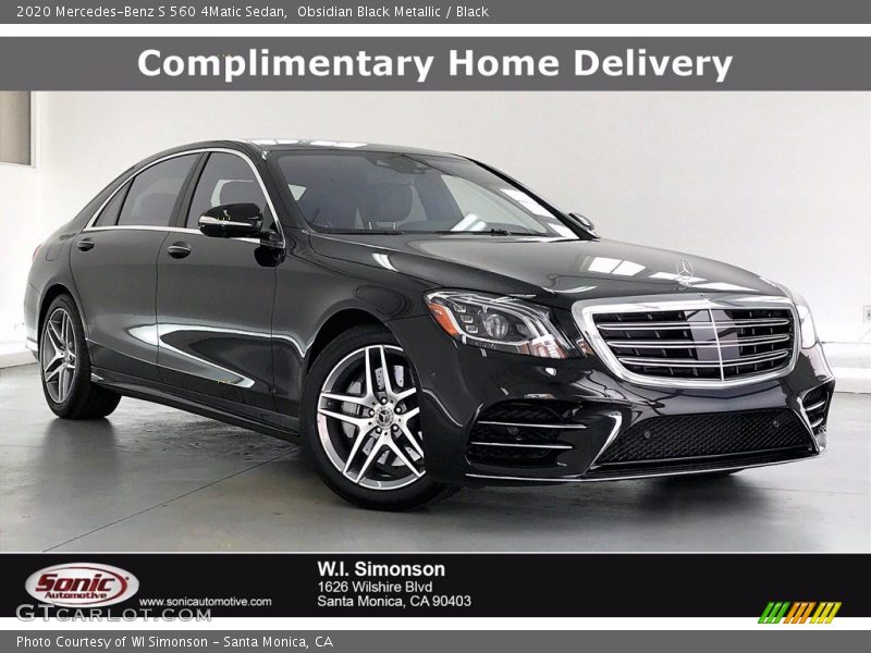 Obsidian Black Metallic / Black 2020 Mercedes-Benz S 560 4Matic Sedan