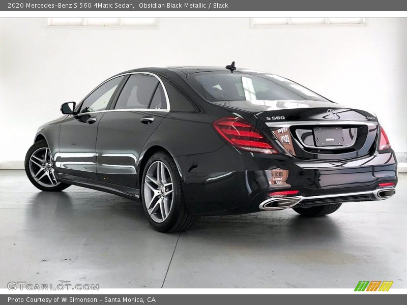 Obsidian Black Metallic / Black 2020 Mercedes-Benz S 560 4Matic Sedan