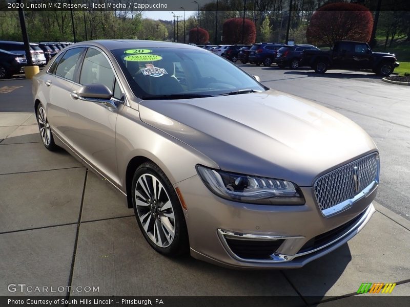 Front 3/4 View of 2020 MKZ Reserve