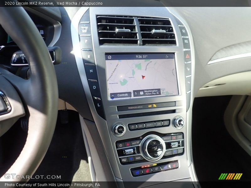 Controls of 2020 MKZ Reserve
