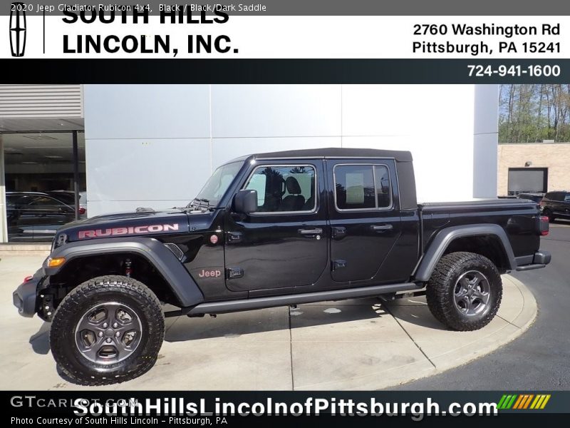Black / Black/Dark Saddle 2020 Jeep Gladiator Rubicon 4x4
