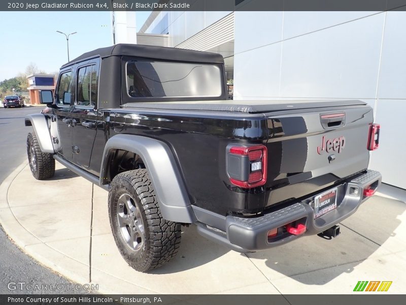 Black / Black/Dark Saddle 2020 Jeep Gladiator Rubicon 4x4