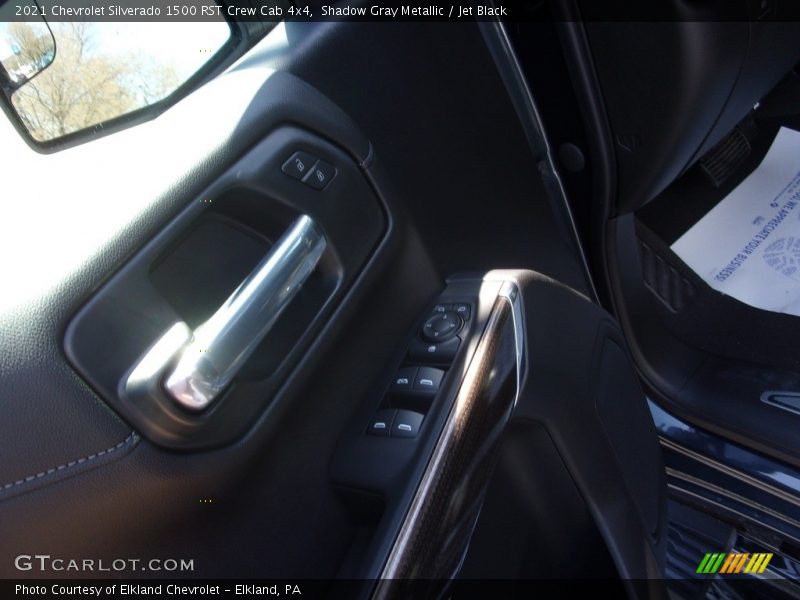 Shadow Gray Metallic / Jet Black 2021 Chevrolet Silverado 1500 RST Crew Cab 4x4