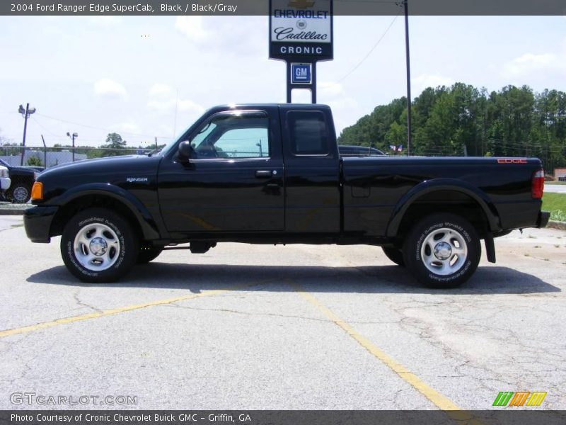 Black / Black/Gray 2004 Ford Ranger Edge SuperCab