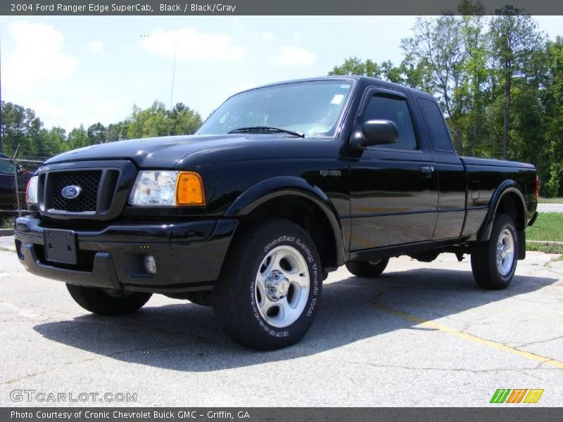 Black / Black/Gray 2004 Ford Ranger Edge SuperCab