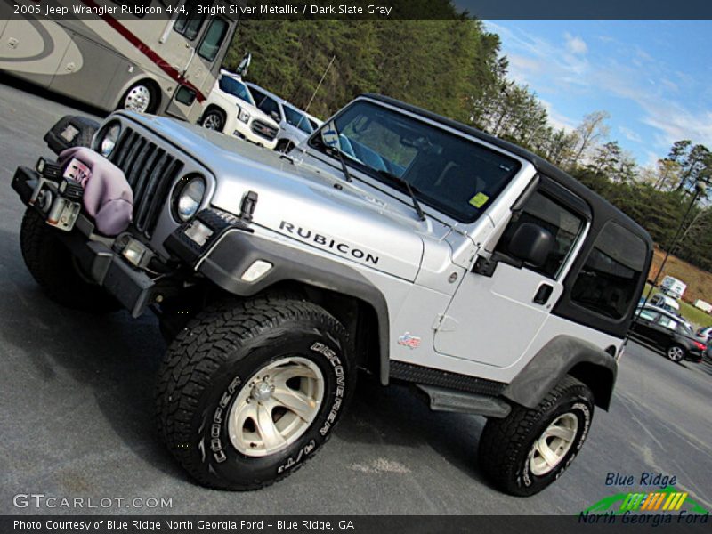 Bright Silver Metallic / Dark Slate Gray 2005 Jeep Wrangler Rubicon 4x4