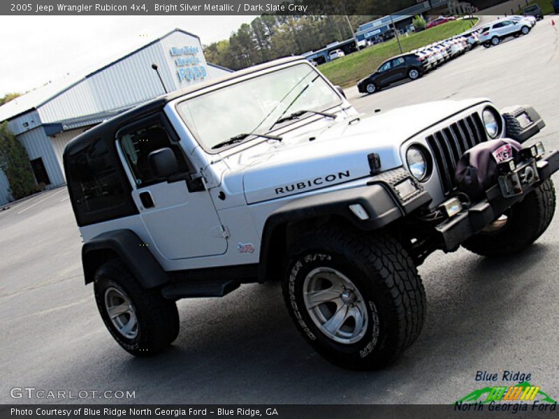 Bright Silver Metallic / Dark Slate Gray 2005 Jeep Wrangler Rubicon 4x4