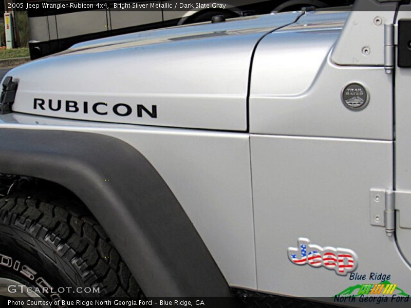 Bright Silver Metallic / Dark Slate Gray 2005 Jeep Wrangler Rubicon 4x4