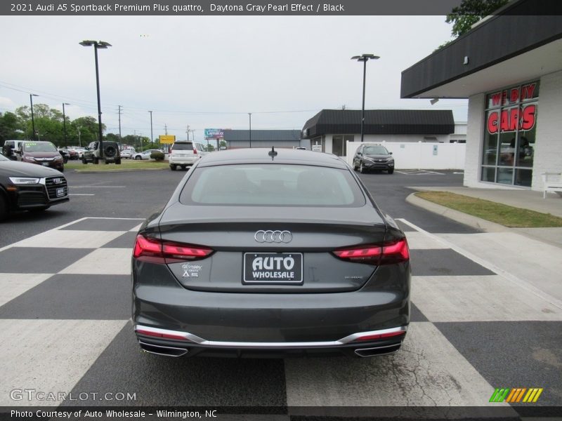 Daytona Gray Pearl Effect / Black 2021 Audi A5 Sportback Premium Plus quattro