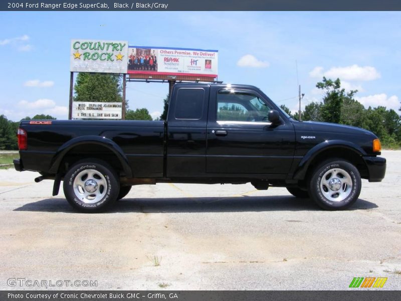 Black / Black/Gray 2004 Ford Ranger Edge SuperCab