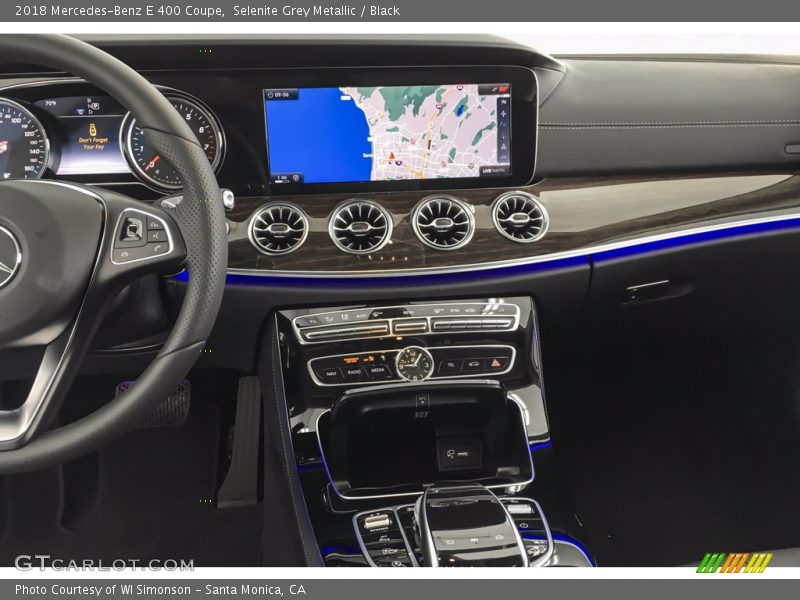 Selenite Grey Metallic / Black 2018 Mercedes-Benz E 400 Coupe