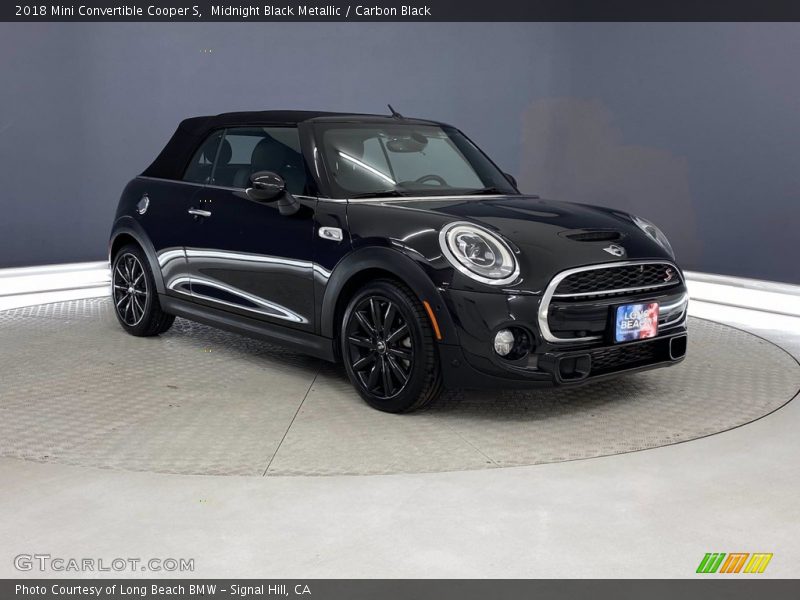 Midnight Black Metallic / Carbon Black 2018 Mini Convertible Cooper S