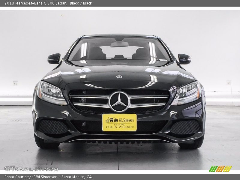 Black / Black 2018 Mercedes-Benz C 300 Sedan
