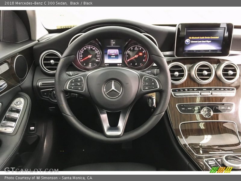 Black / Black 2018 Mercedes-Benz C 300 Sedan