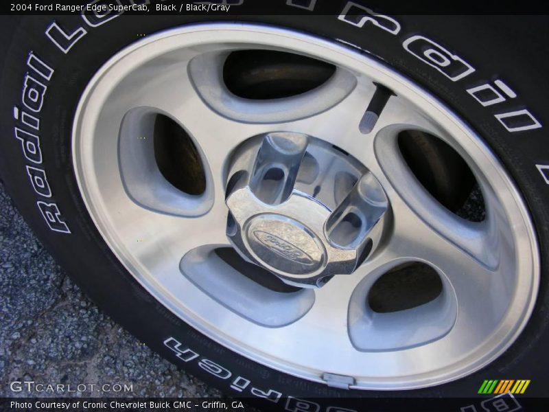 Black / Black/Gray 2004 Ford Ranger Edge SuperCab