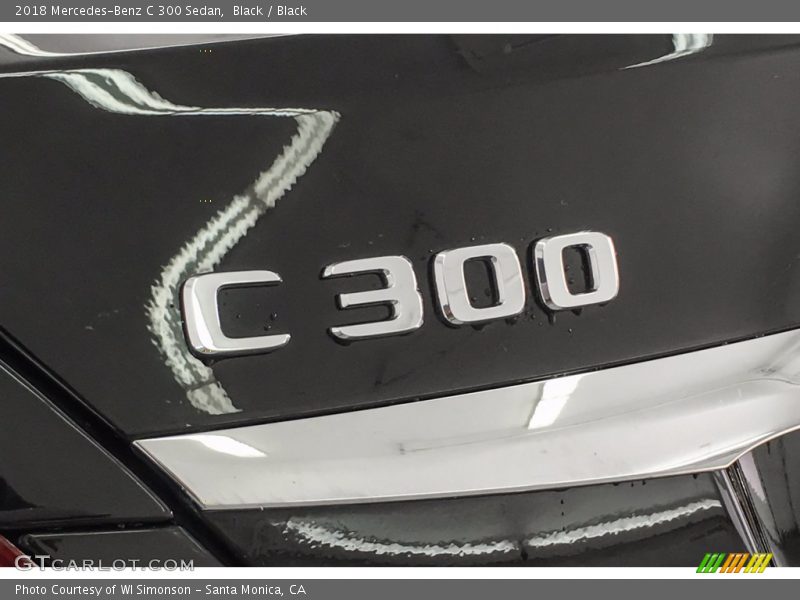 Black / Black 2018 Mercedes-Benz C 300 Sedan