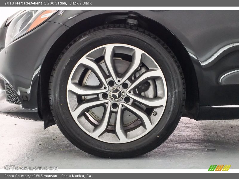 Black / Black 2018 Mercedes-Benz C 300 Sedan