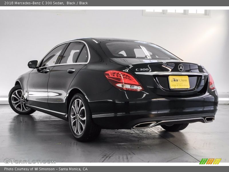 Black / Black 2018 Mercedes-Benz C 300 Sedan
