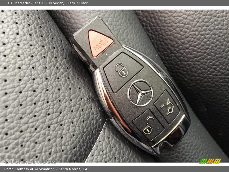 Black / Black 2018 Mercedes-Benz C 300 Sedan