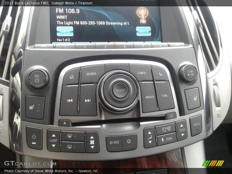 Controls of 2012 LaCrosse FWD