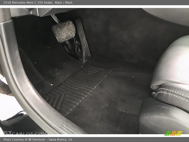 Black / Black 2018 Mercedes-Benz C 300 Sedan