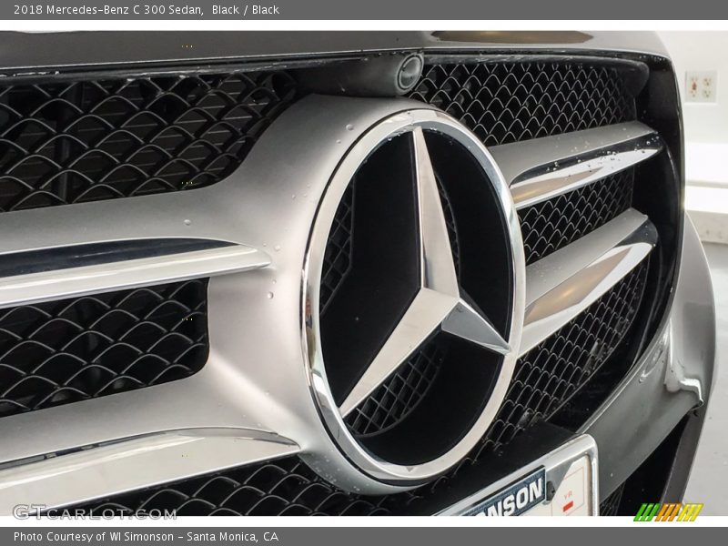 Black / Black 2018 Mercedes-Benz C 300 Sedan