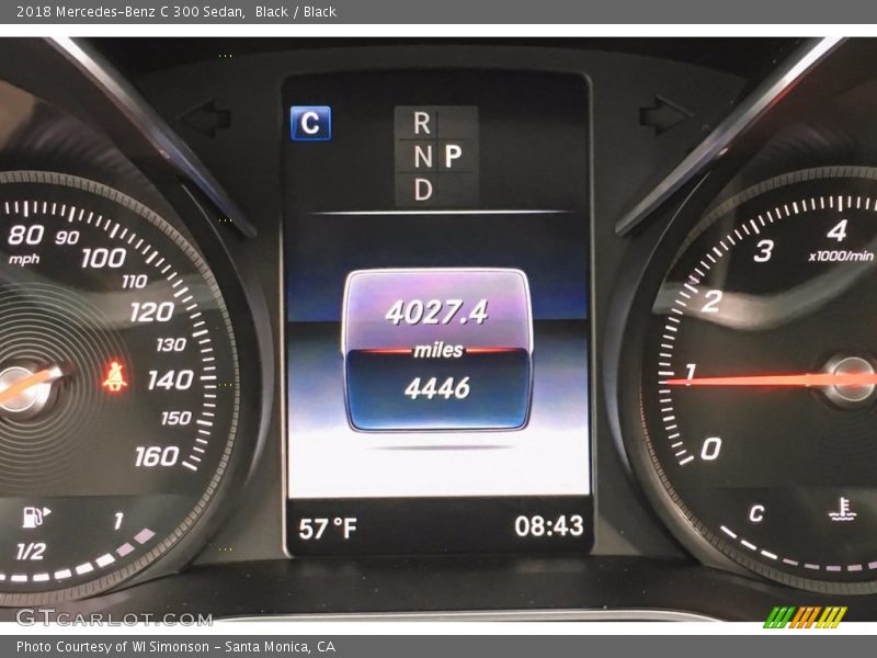 Black / Black 2018 Mercedes-Benz C 300 Sedan