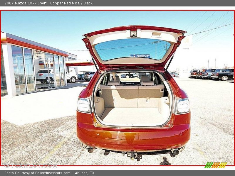Copper Red Mica / Black 2007 Mazda CX-7 Sport