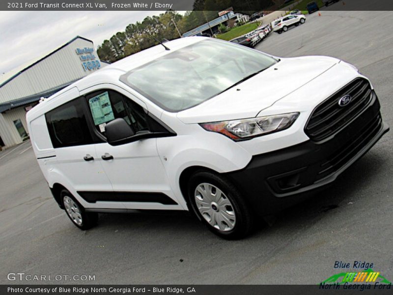 Frozen White / Ebony 2021 Ford Transit Connect XL Van