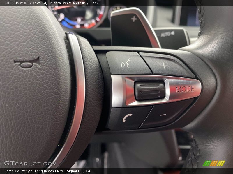 Mineral White Metallic / Black 2018 BMW X6 xDrive35i