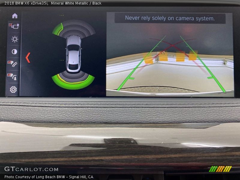 Mineral White Metallic / Black 2018 BMW X6 xDrive35i