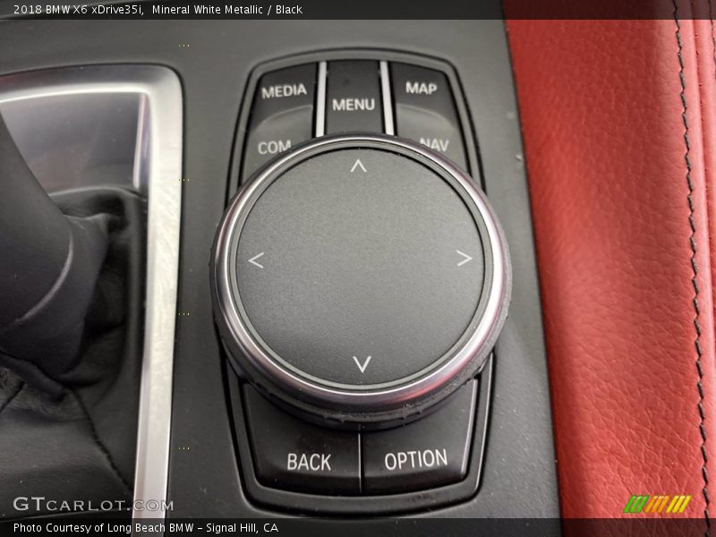 Mineral White Metallic / Black 2018 BMW X6 xDrive35i