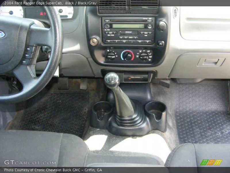 Black / Black/Gray 2004 Ford Ranger Edge SuperCab