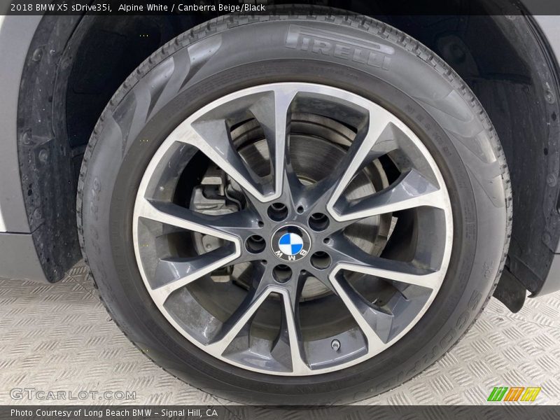 Alpine White / Canberra Beige/Black 2018 BMW X5 sDrive35i