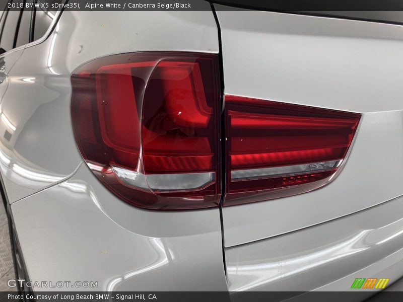 Alpine White / Canberra Beige/Black 2018 BMW X5 sDrive35i