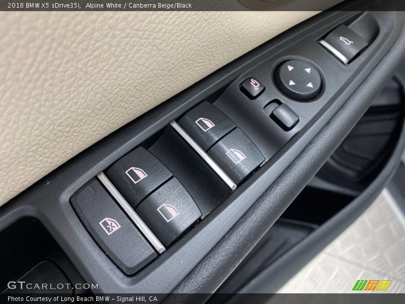 Alpine White / Canberra Beige/Black 2018 BMW X5 sDrive35i