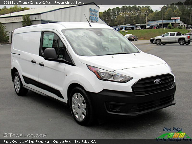 Frozen White / Ebony 2021 Ford Transit Connect XL Van