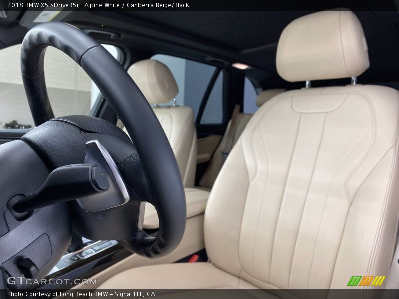 Alpine White / Canberra Beige/Black 2018 BMW X5 sDrive35i