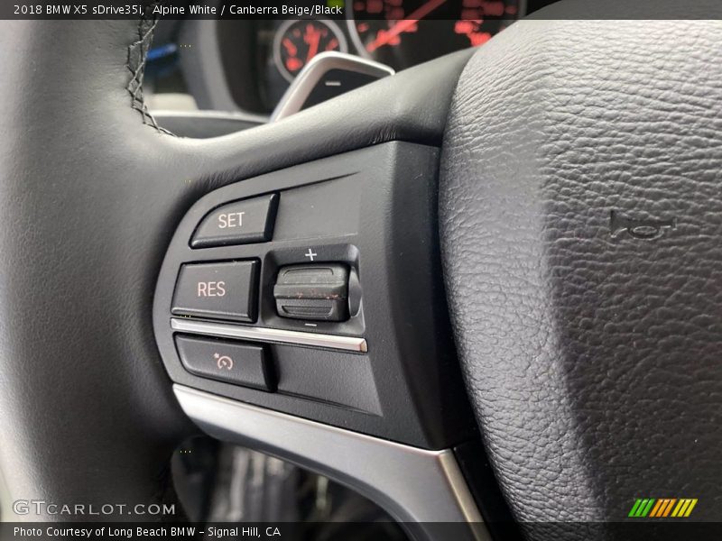 Alpine White / Canberra Beige/Black 2018 BMW X5 sDrive35i