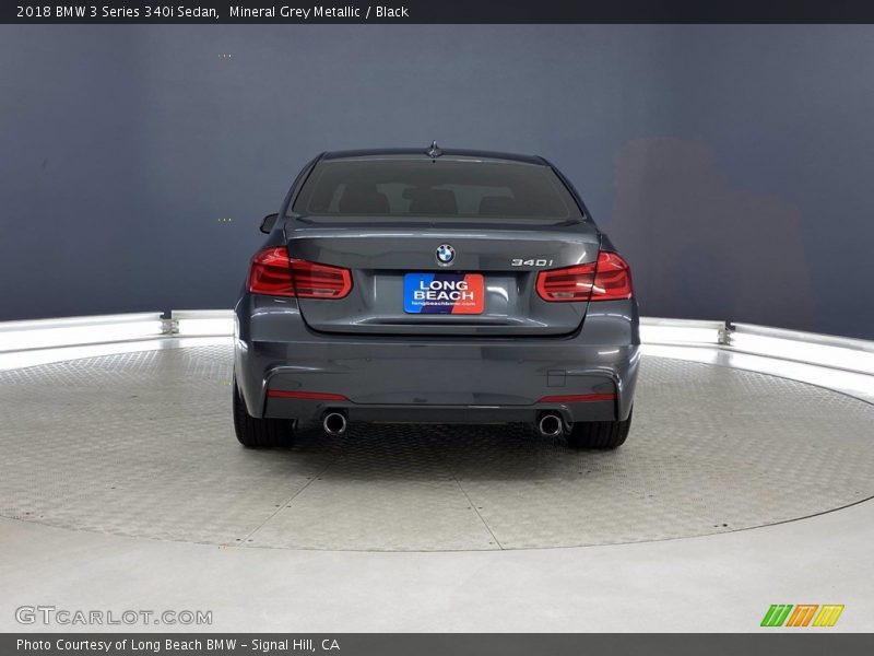 Mineral Grey Metallic / Black 2018 BMW 3 Series 340i Sedan