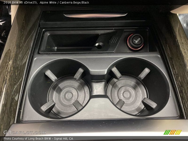 Alpine White / Canberra Beige/Black 2018 BMW X5 sDrive35i
