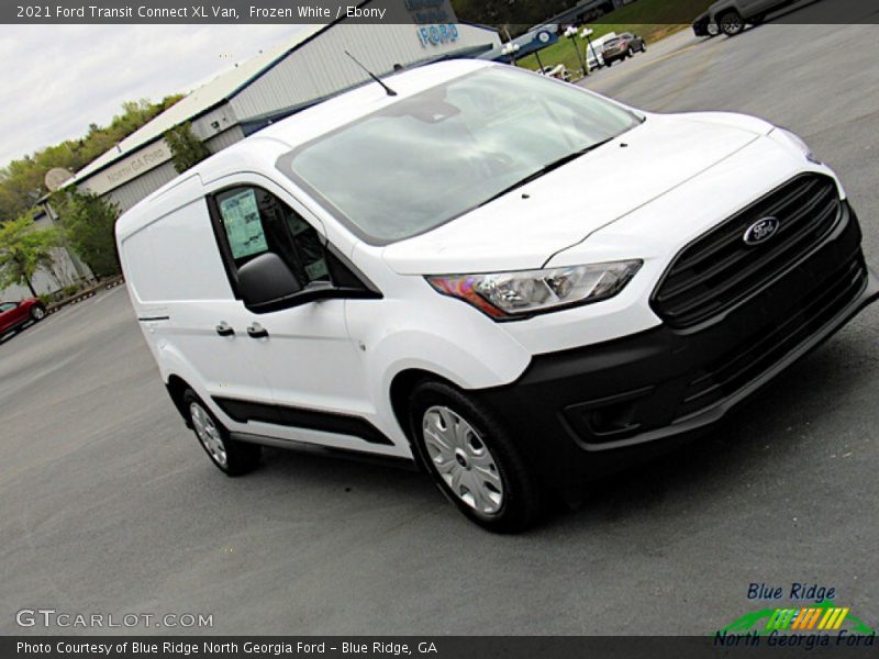 Frozen White / Ebony 2021 Ford Transit Connect XL Van
