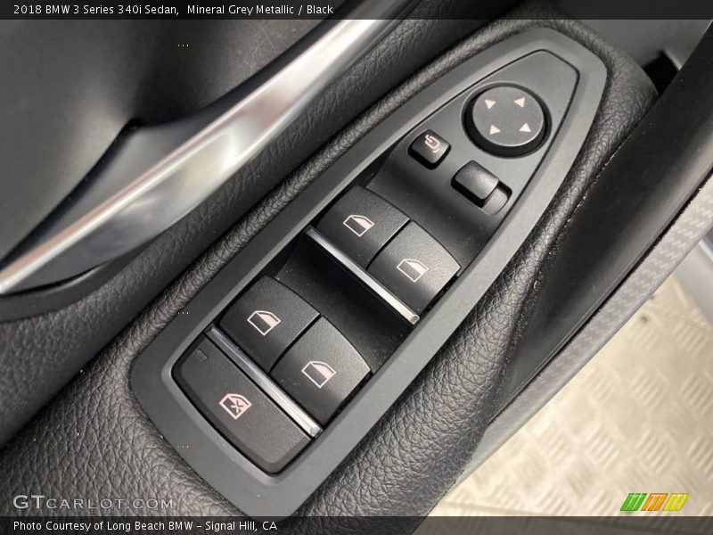 Mineral Grey Metallic / Black 2018 BMW 3 Series 340i Sedan