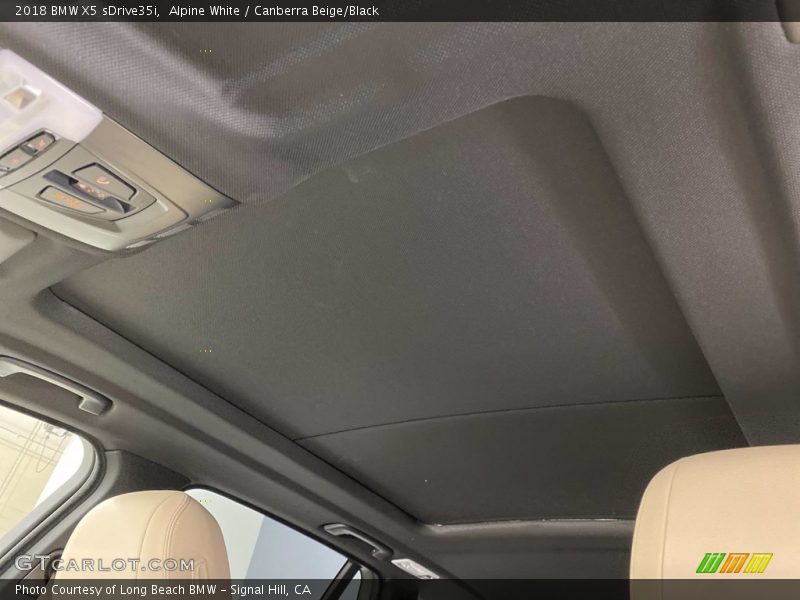 Alpine White / Canberra Beige/Black 2018 BMW X5 sDrive35i