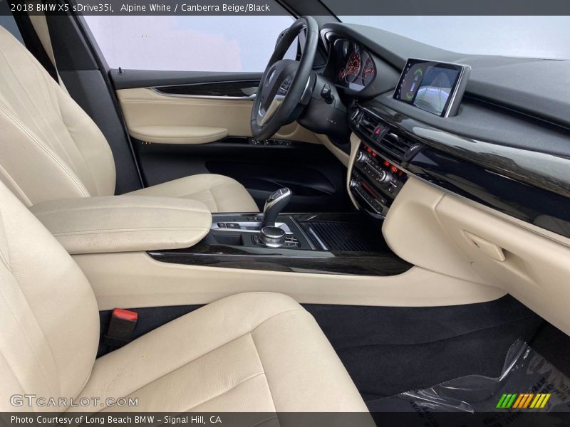 Alpine White / Canberra Beige/Black 2018 BMW X5 sDrive35i